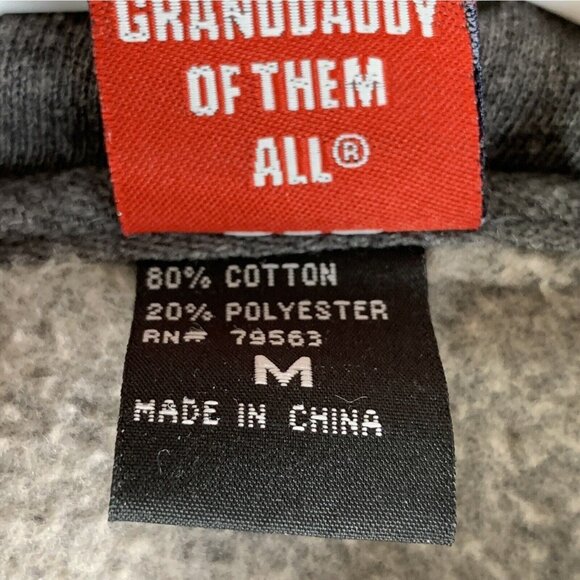 Texas Longhorns Rose Bowl Game National Championship Gray Zip Hoodie Unisex Size - Picture 10 of 16